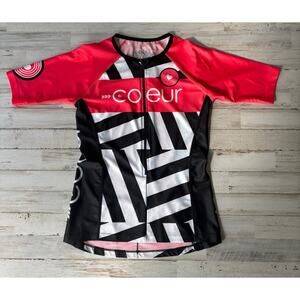 Women's Coeur Sports Women’s Cycling Jersey sz M EUC